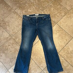 Torrid Blue Flare Wide Leg Jeans, Size 20R, Gently Used